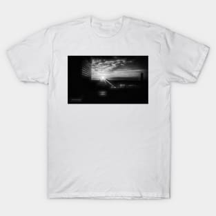 Austin Sunset -  Black and White T-Shirt